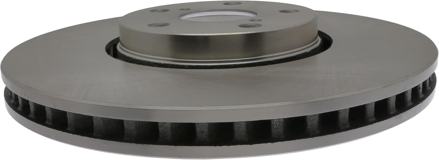 ACDelco Silver 18A2588A (19362945) Non-Coated Front Passenger Side Disc Brake Rotor