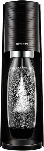 SodaStream Gasatore d’acqua Terra Nero include cilindro di Co2 per realizzare fino a 60 Litri di acqua frizzante, inclusa tre bottiglie da 1 L lavabili in lavastoviglie - 5