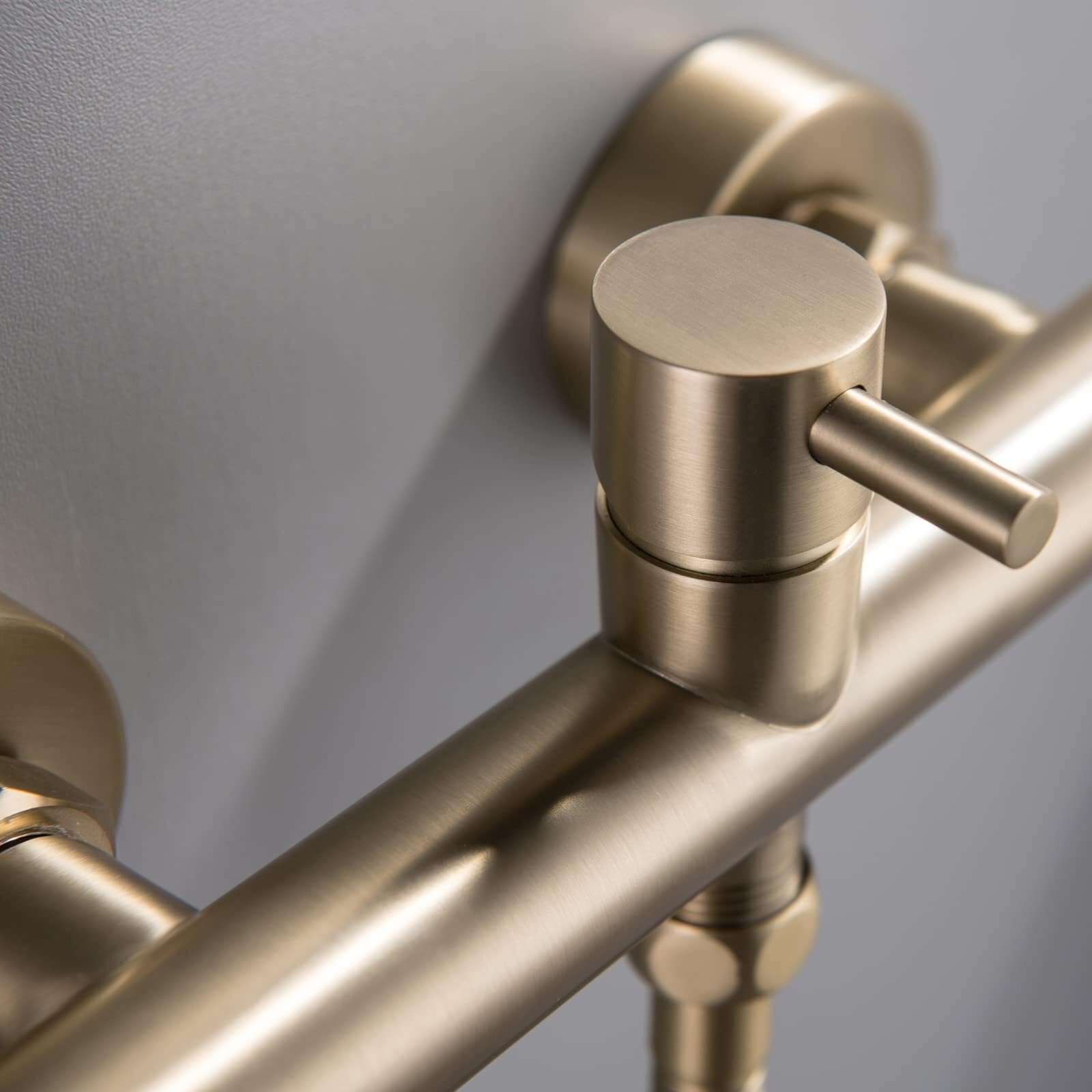 Ręczny bidet natryskowy do toalety, mosiężny spryskiwacz do pieluch dla niemowląt, kran z ciepłą i zimną wodą z wężem, mycie kobiece, czyszczenie zwierząt,Brushed Gold