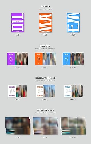 Miniatura 2 de Genie Music ENHYPEN - Dimensión  Dilemma (1er álbum) Charybdis ver. Álbum+CulturaRegalo coreano (pegatinas decorativas, tarjetas fotográficas)