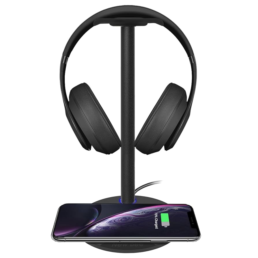 Amazon.co.jp: ヘッドホンスタンド 充電式 ヘッドセットスタンド