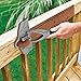 HomeRight Deck Pro with Gap Wheel, Pivoting Handle and 7-1/2 Inch Wide Deck Pad C800920 M Deck Stain Applicator, Grooving Tool, Stain Applicator Pad, Multicolor