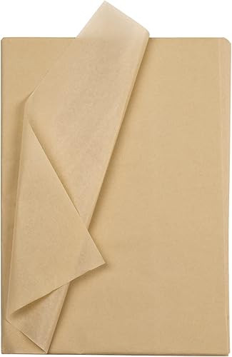 RUSPEPA Papel de seda de envoltura de regalo, papel de seda caqui para envoltura de regalo, manualidades de arte, bricolaje, bolsas de paquete,