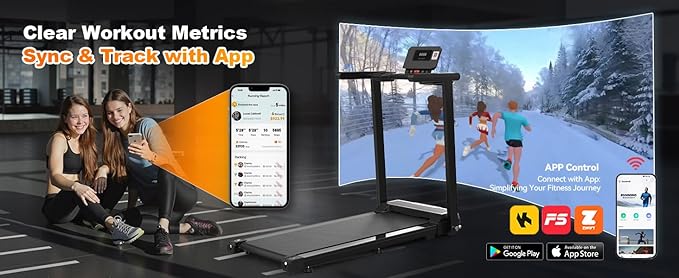 Caminadora Plegable ACOGEDO con Manubrios y Pantalla LED, 2.5 HP miniatura 4