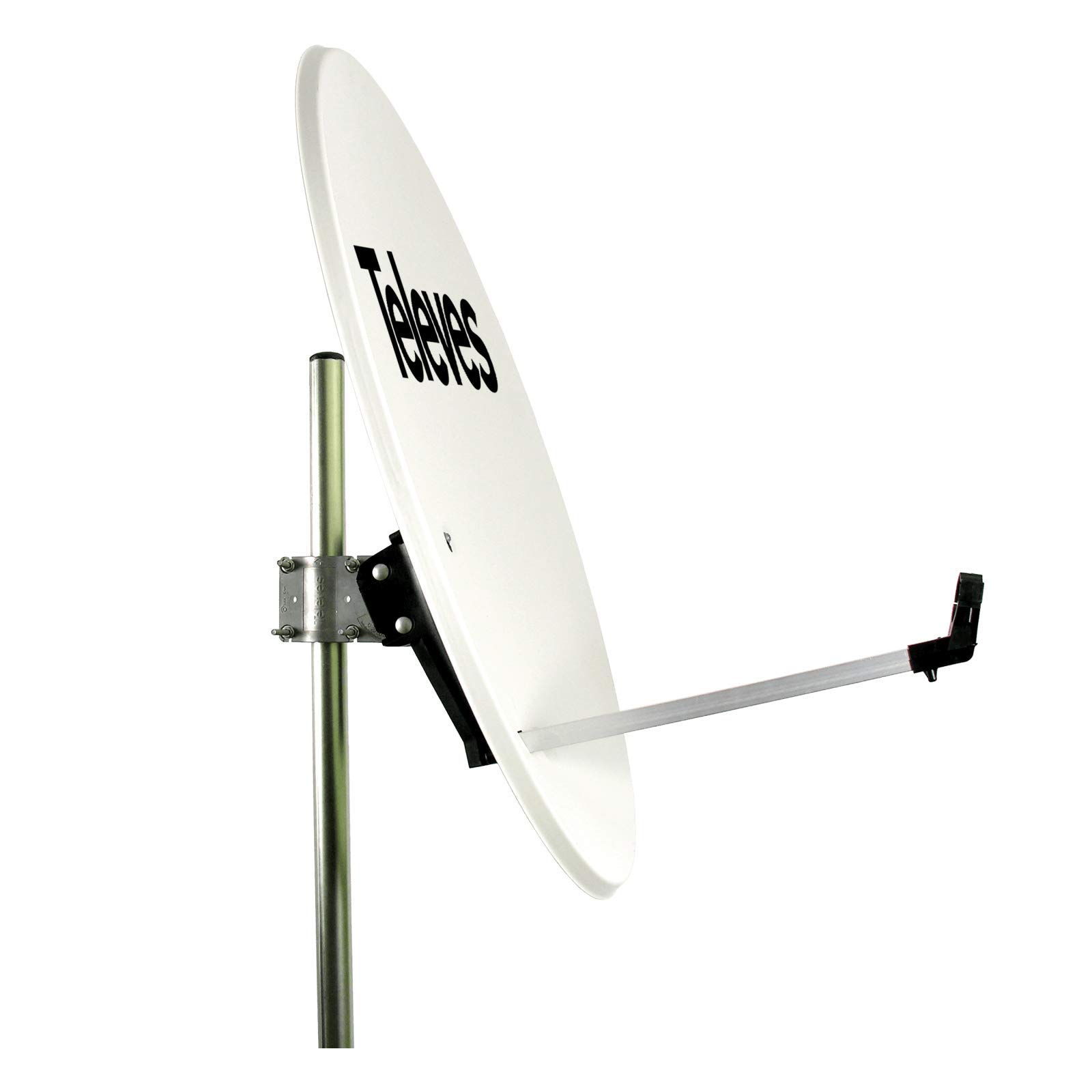 TELEVES - Antena Parabólica Offset Isd Televes 830 Aluminio Blanca
