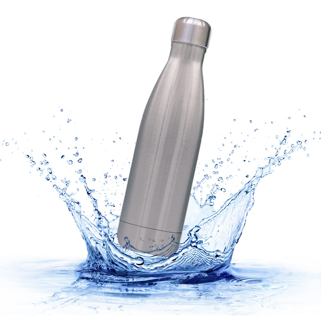 Gourde en acier inoxydable thermo-isolée haut de gamme bouteille 1l