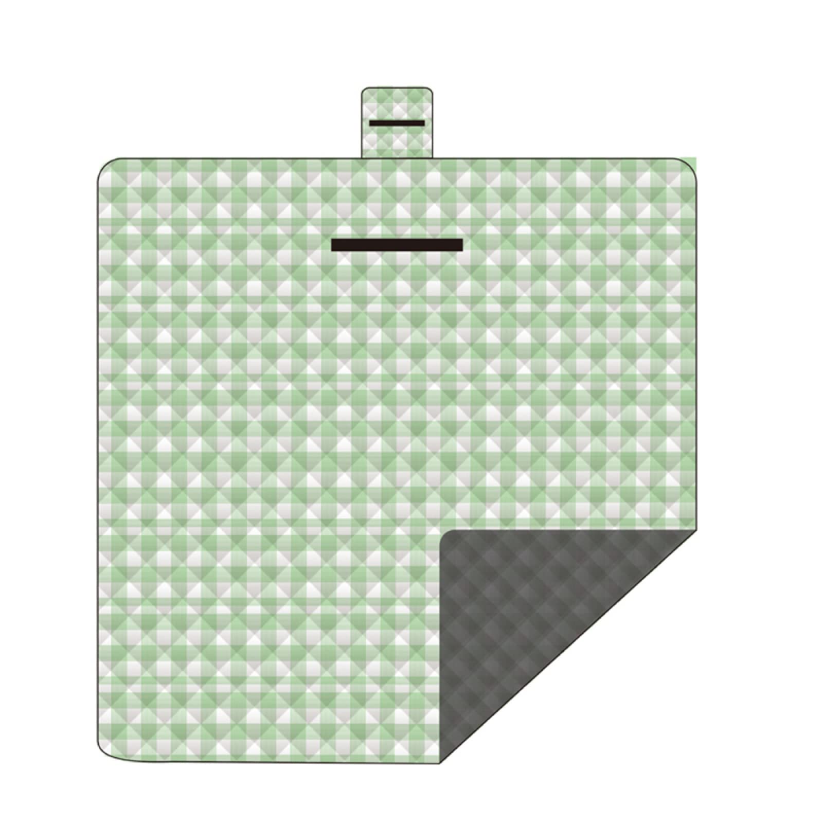 Coperta Picnic Impermeabile Plaid Verde Telo Picnic Comodo E Morbido,Tovaglia Pic Nic Pieghevole Leggero,Coperta Da Picnic,Picnic Blanket Per Parchi, Spiagge E Viaggi