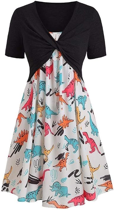 dinosaur print dress womens|OFF 64 