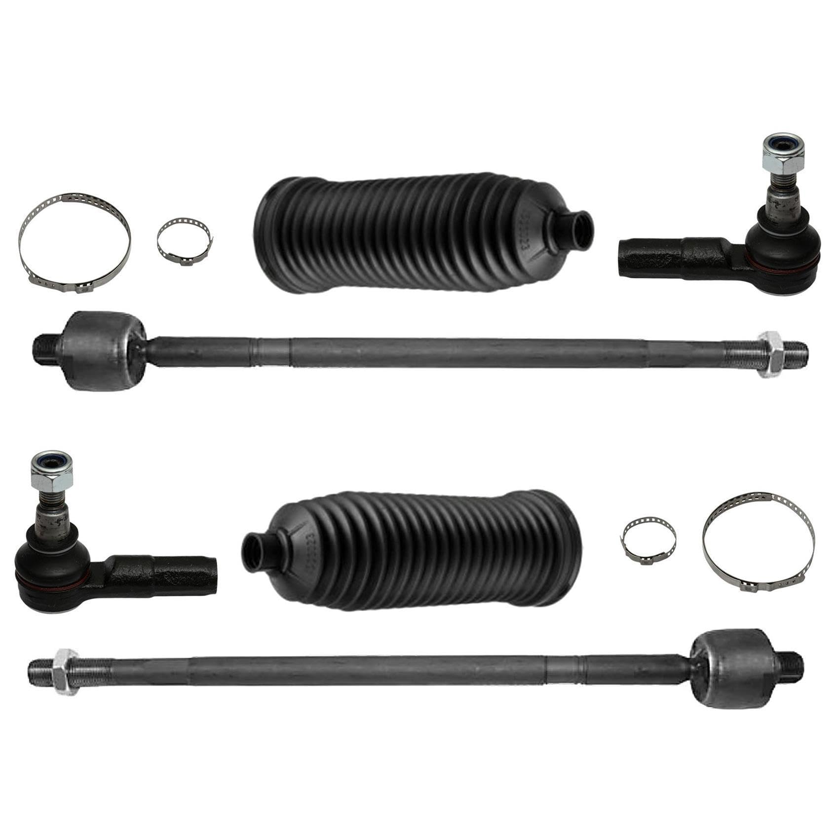 2x Spurstangenkopf 2x Axialgelenk 2x Lenkmanschette Vorderachse für Mercedes-Benz Sprinter 906 für VW Crafter