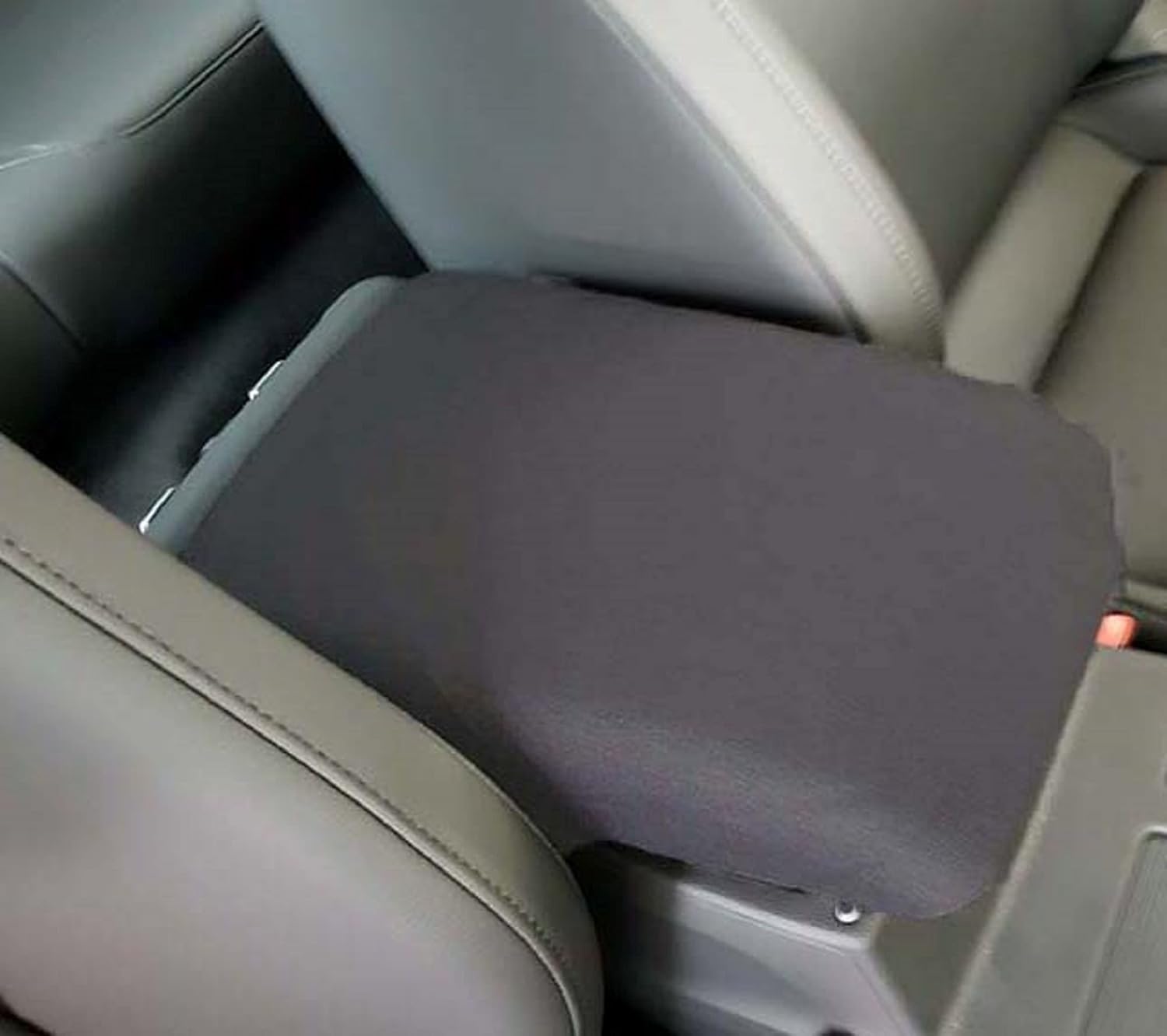 Car Console Covers Plus Made in USA Designed for Hyundai Elantra 2017-2022 Neoprene Auto Armrest Center Console Cover Protector Gray