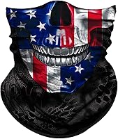 Vista 34 de Obacle Máscara facial de calavera para polvo, viento, protección solar, hombres y mujeres, motociclismo