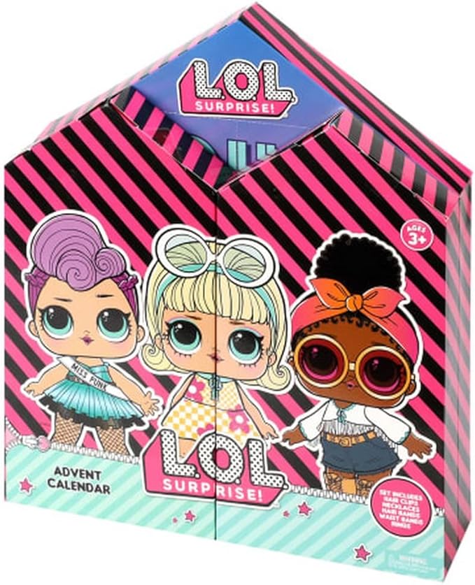 LOL Surprise Advent Calendar Girls Jewellery Beauty Gift Set Kids
