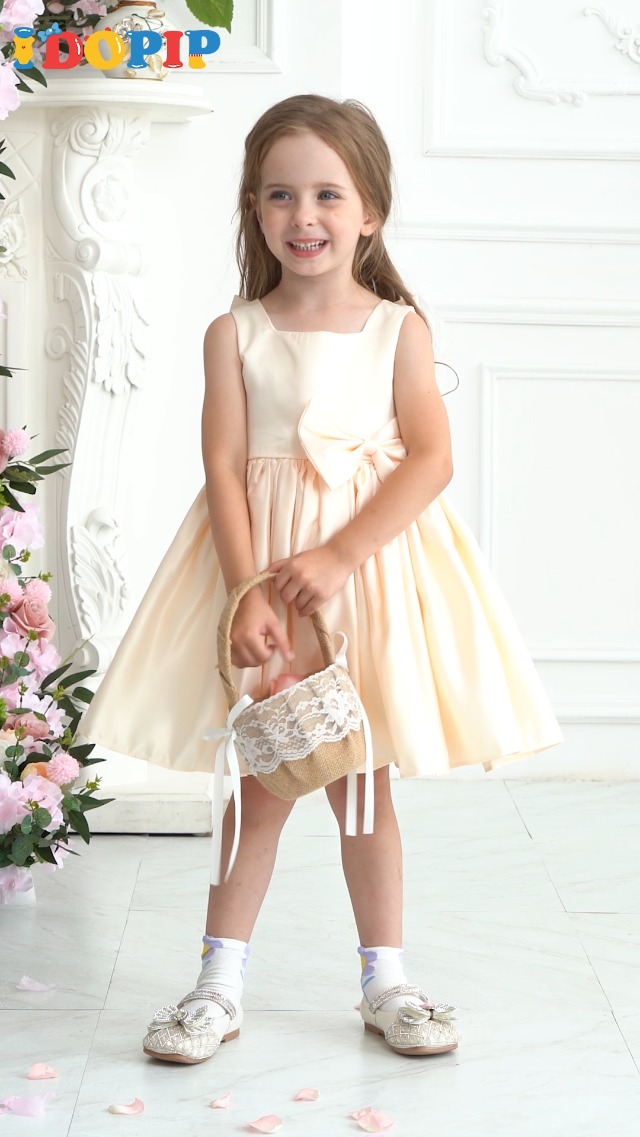Amazon.com: Flower Girls Bowknot Tutu Dress for Kids Baby