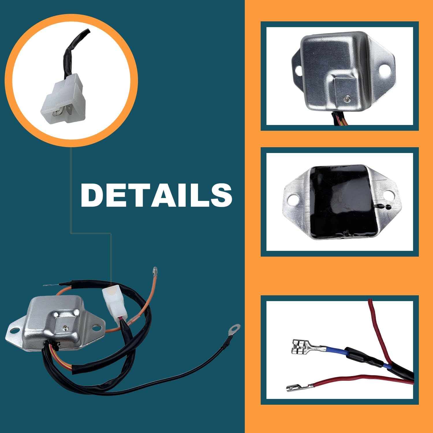 Igniter 19627-G1 Ignition Coil 23782-G1 Voltage Regulator Rectifier 27739-G01 27739G01 Solenoid Relay Spark Plug Fit for EZGO Golf Cart Marathon EPIGC102 1981-1994