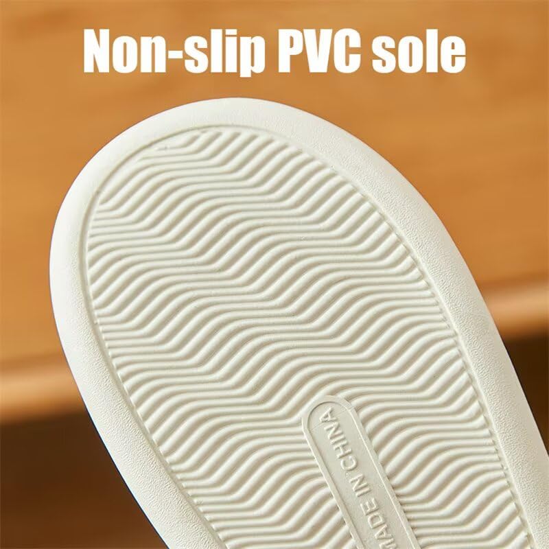 Men Women Lightweight Quiet Cotton Slippers for Winter Indoor Bedroom Home Walking 6