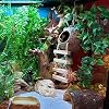 kathson Leopard Gecko Coconut Husk Hut Reptile Habitat Accessories Hideout Hole Climbing Ladder Bendable Hanging Plants Sleeping Hiding Breeding Apply to Amphibians and Small Animals