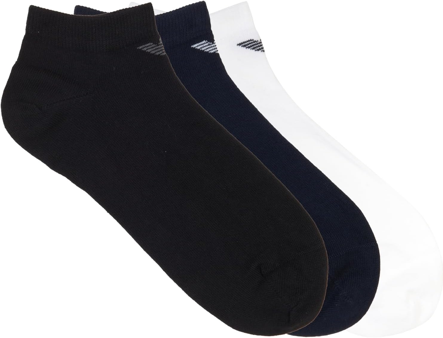 Emporio Armani Men's 3 Pack Sneaker Socks