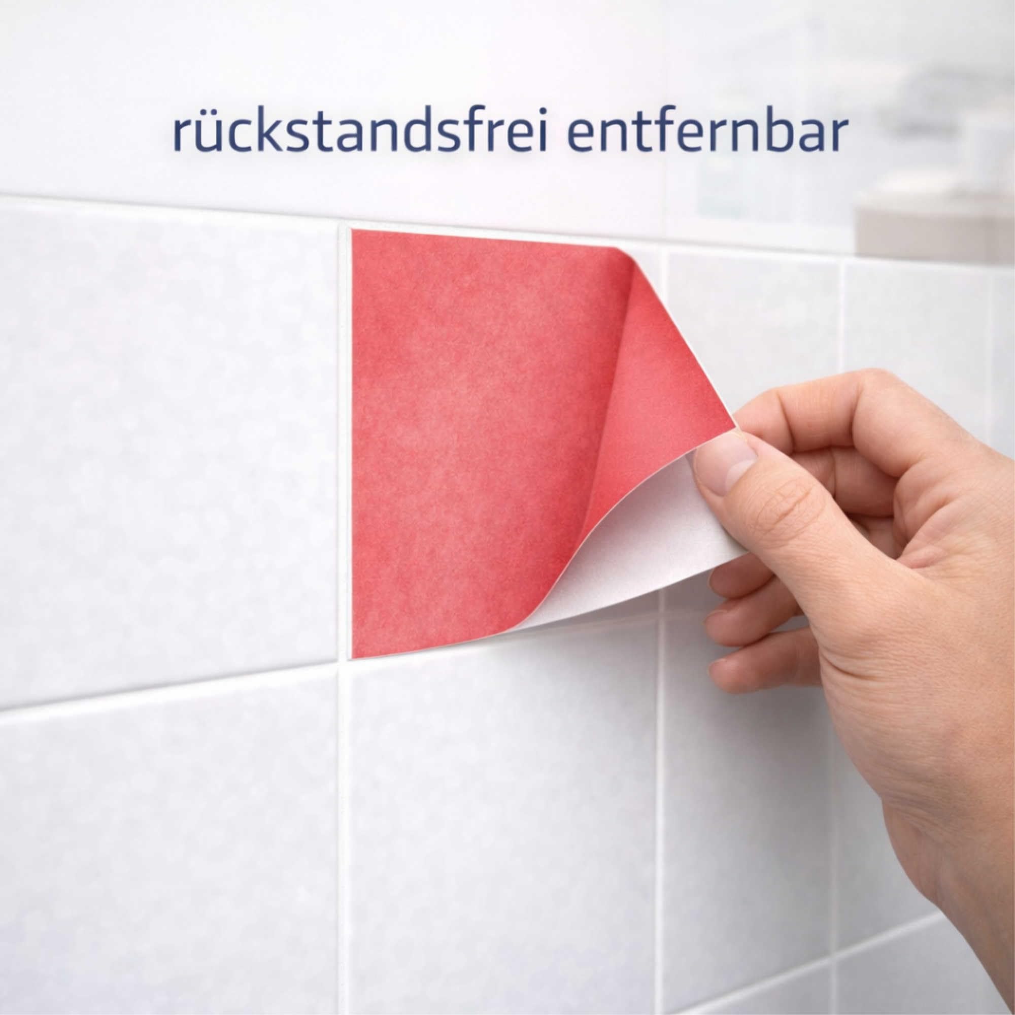 200 adesivi per piastrelle lucide – bianco – 10 x 10 cm – Piastrelle adesive per parete – piastrelle adesive per cucina, bagno, WC, bordatura per ristrutturare specchi piastrellati