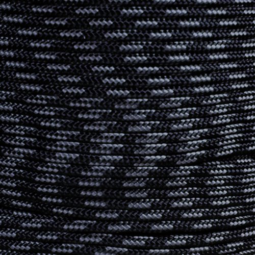 West Coast Paracord 425 Paracord (3mm) - Made of 100 Percent Nylon - for Tactical, Crafting, Survival, General Use (Touch of Gray, 25 Feet)