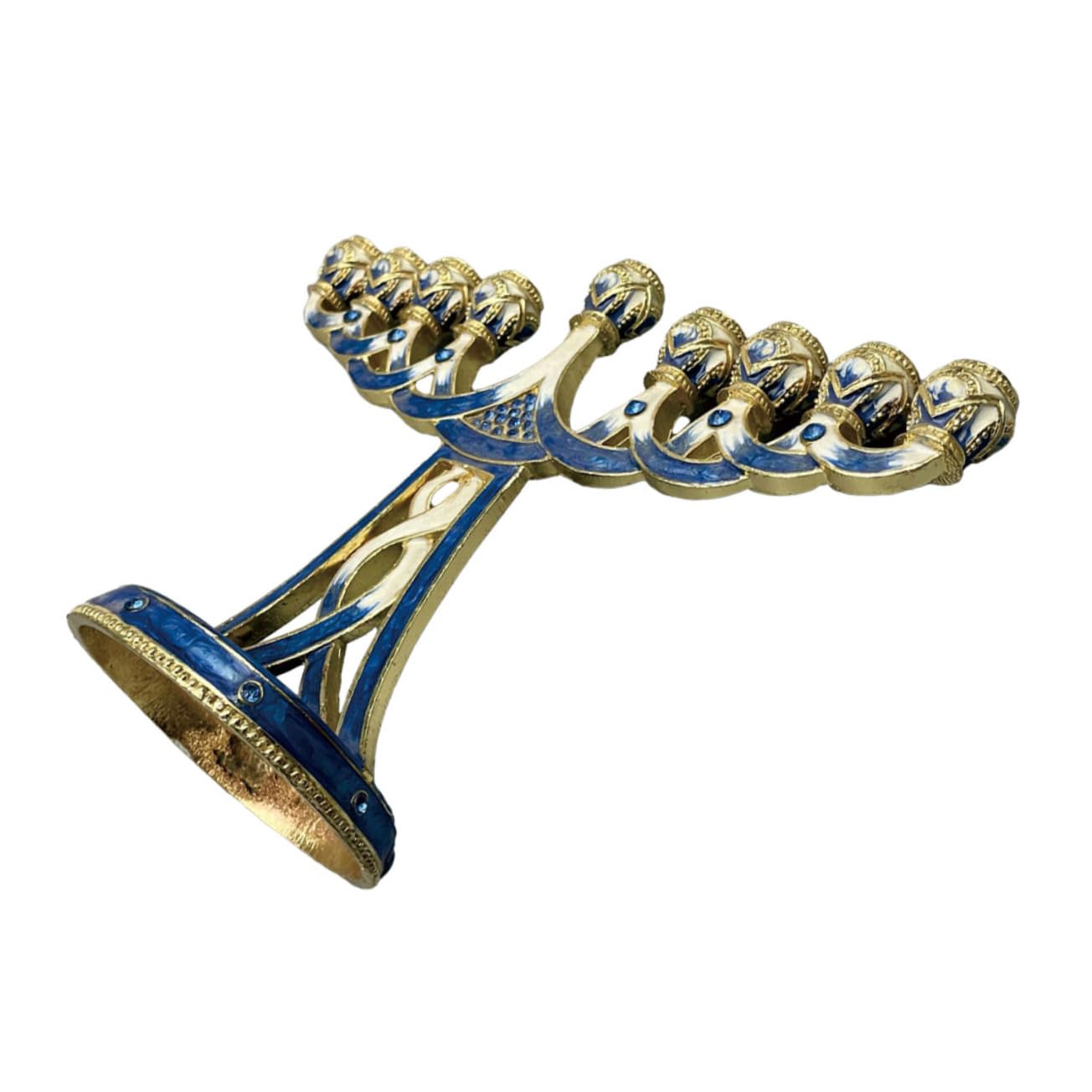 STOBAZA Festival Metal Craft Jewish New Year Candle Holder Metal Candle Holder Jewish Candle Holder Festival Candle Holder Party Candlestick Tabletop Ornament Party Ornament Candle Stand