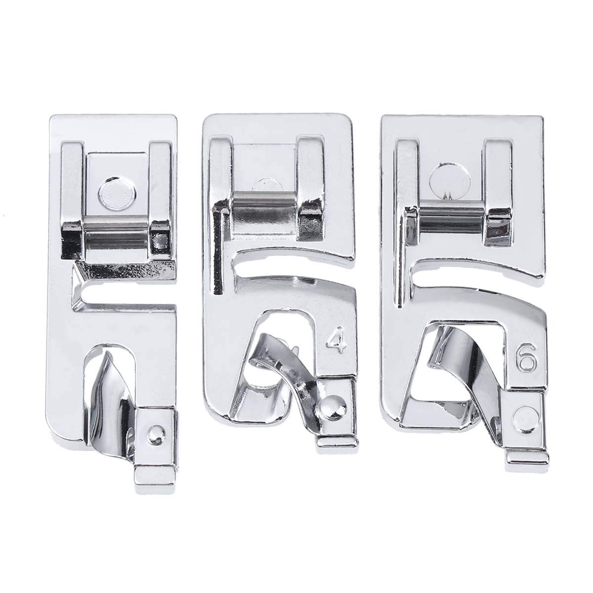 Piedino Per Macchina Da Cucire - 2 Pezzi Universali Per Arricciatura E Orlo - Foto 8