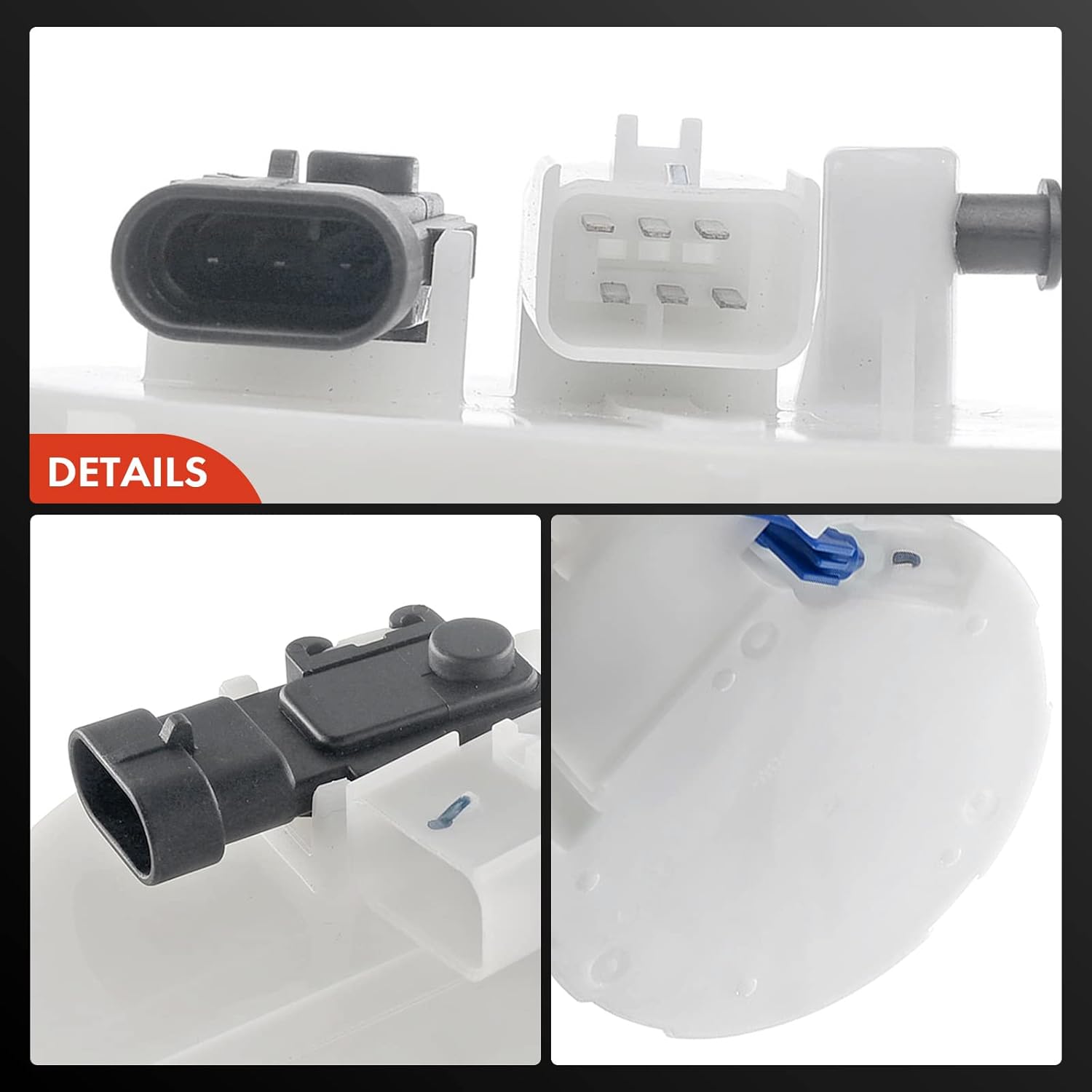 A-Premium Electric Fuel Pump Module Assembly with Pressure Sensor Compatible with Chevrolet Aveo 2004-2005 & Pontiac Wave 2005, l4 1.6L, Gas