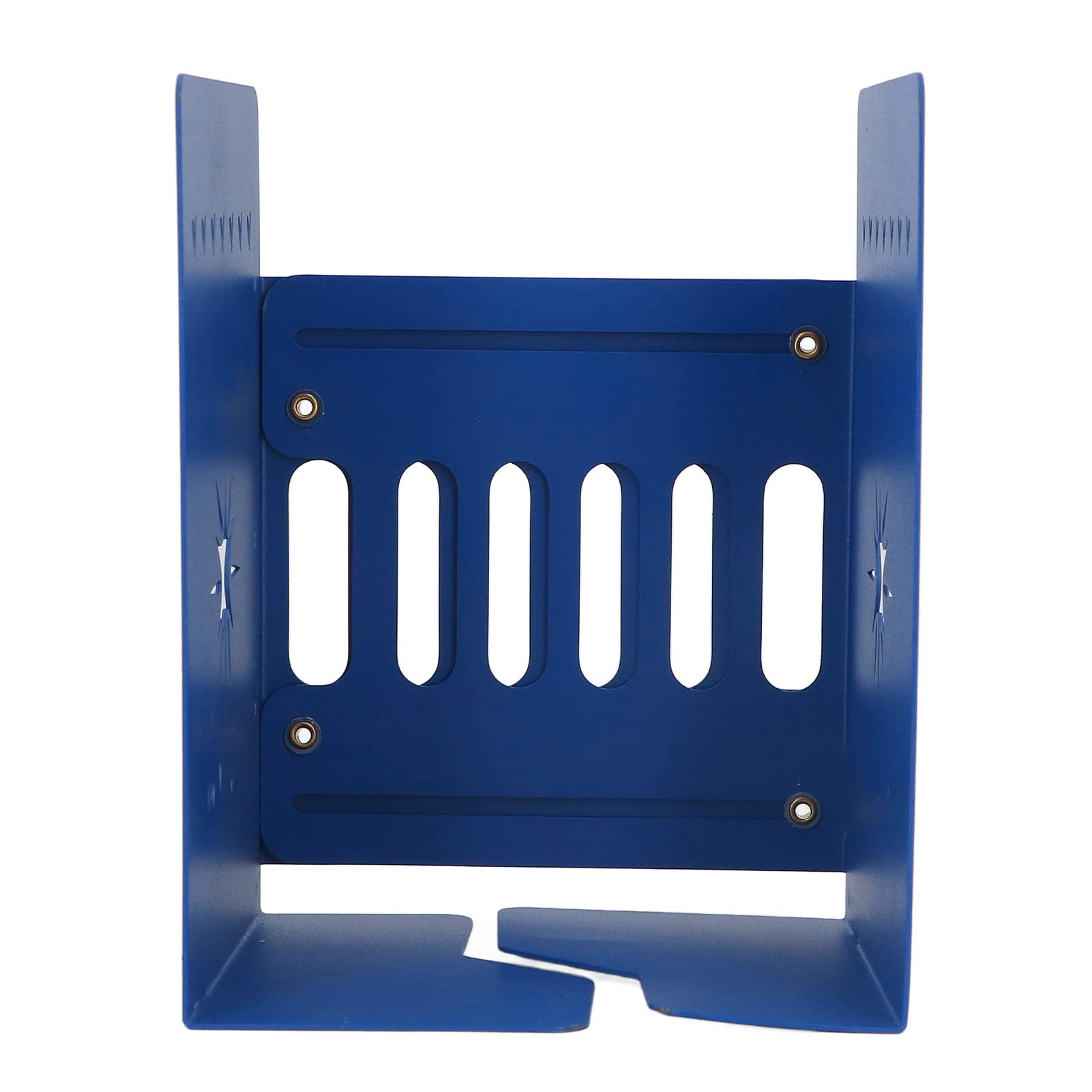 4 Stück Buchstützen, schmal, ausziehbar, Metall, Schreibtisch-Buchständer, Buchaufbewahrung, Ordner, Buchstützen-Unterstützung, robust, verstellbar, für Büro, Zuhause, (Dunkelblau)