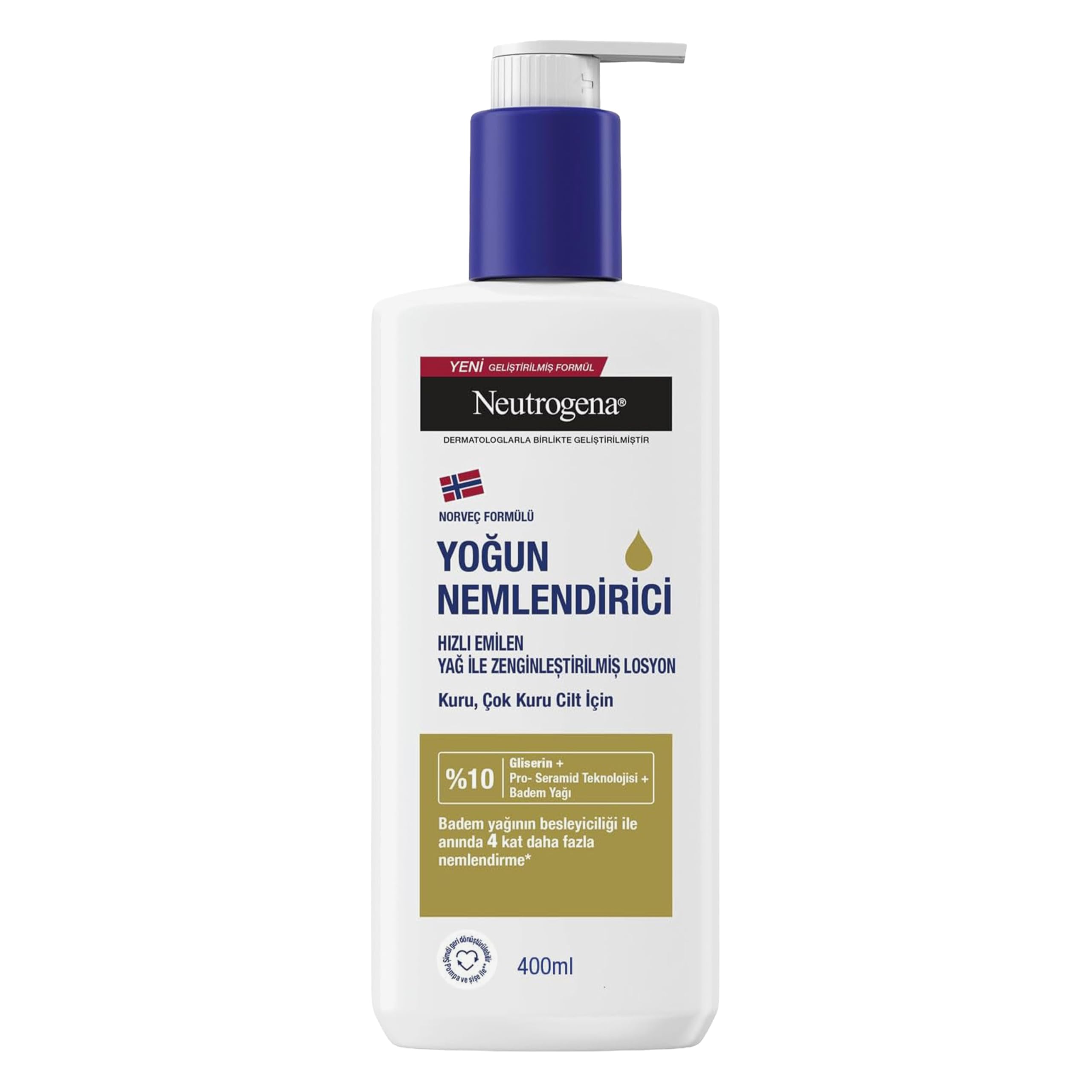 Neutrogena Yağ İle Zenginleştirilmiş Vücut Losyonu 400 ml