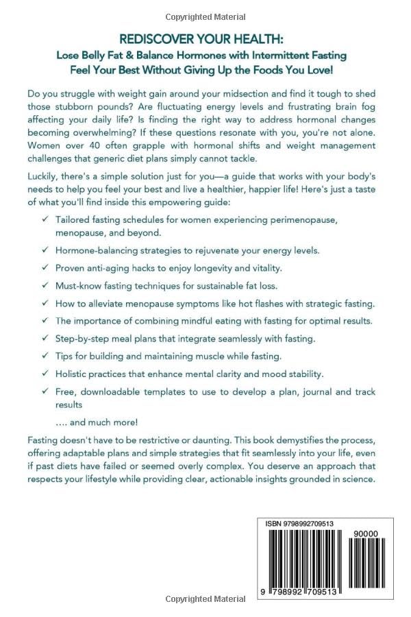 Intermittent Fasting For Women Over 40: A Simple Guide to Shed Belly Fat, Balance Hormones, Unlock Healthy Aging, & Boost Energy for a Healthier You (Intermittent Fasting Over 40 Series) - Image 2