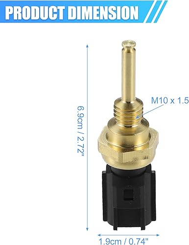 Miniatura 4 de uxcell Sensor de temperatura del refrigerante del motor No.3L7Z6G004BA para Ford Edge 2007-2010 Sensor de temperatura del agua