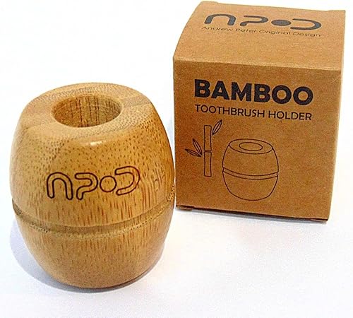 APOD - Soporte para cepillos de dientes de bambú soportes para cepillos de dientes orgánicos de alta calidad para baños y viajes o incluso para