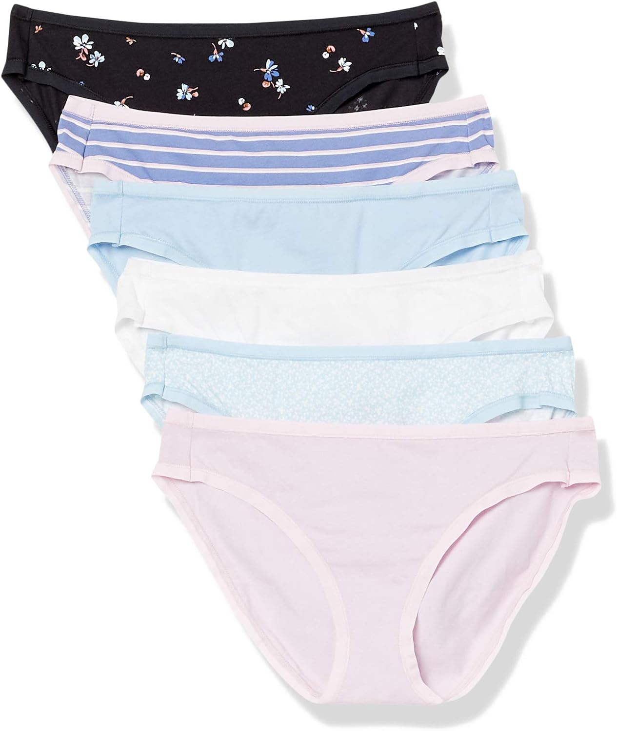 Amazon Essentials Women's Cotton Bikini Brief Underwear (Available in Plus Size)