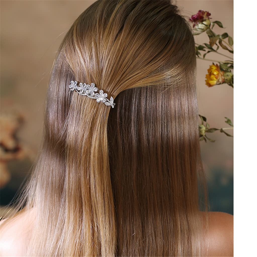 Forcine, fermagli, fermacapelli, fermagli for artigli, impugnatura for capelli Clip for copricapo Serie di stelle luminose Clip for capelli con diamanti brillanti Clip for capelli a mezza cravatta con