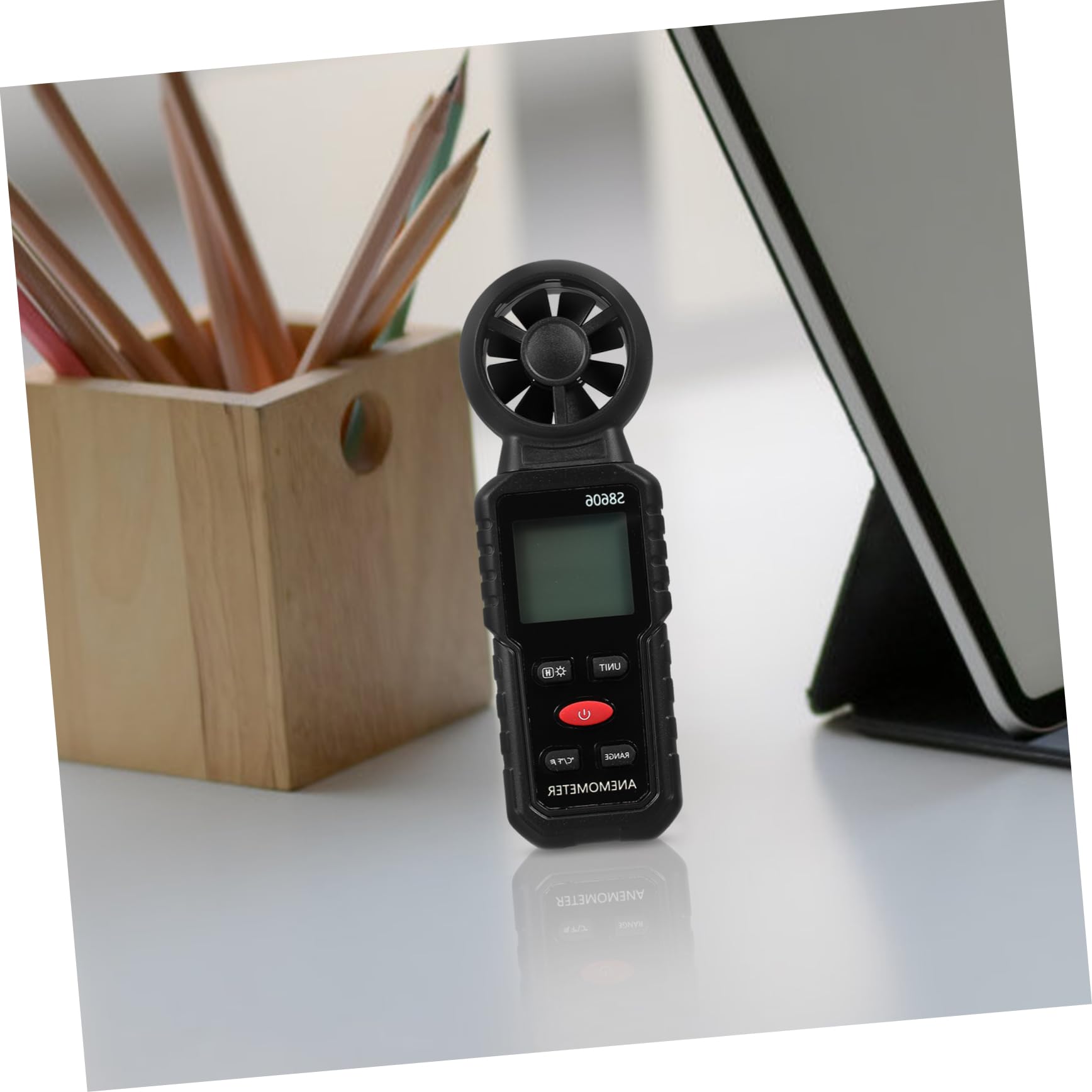 Toddmomy Anémomètre Extérieur Outil De Mesure Vent Jauge De Vitesse Vent Anémomètre Portatif Pour Mesure Précise Vitesse De Air