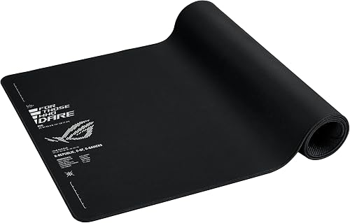 ASUS ROG Sheath II XXL Gaming Mouse Pad – 35.4” x 15.7”, Advanced Cooling Fabric, 1.5X Smoother Textile-Weave Surface, Flat-Stitched Durable Edges, Non-Slip Base - Black - 8