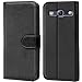 Verco Handyhu00fclle fu00fcr Samsung S3 Hu00fclle, Schutzhu00fclle fu00fcr Samsung Galaxy S3 Neo Tasche PU Leder Flip Case Brieftasche - Schwarz