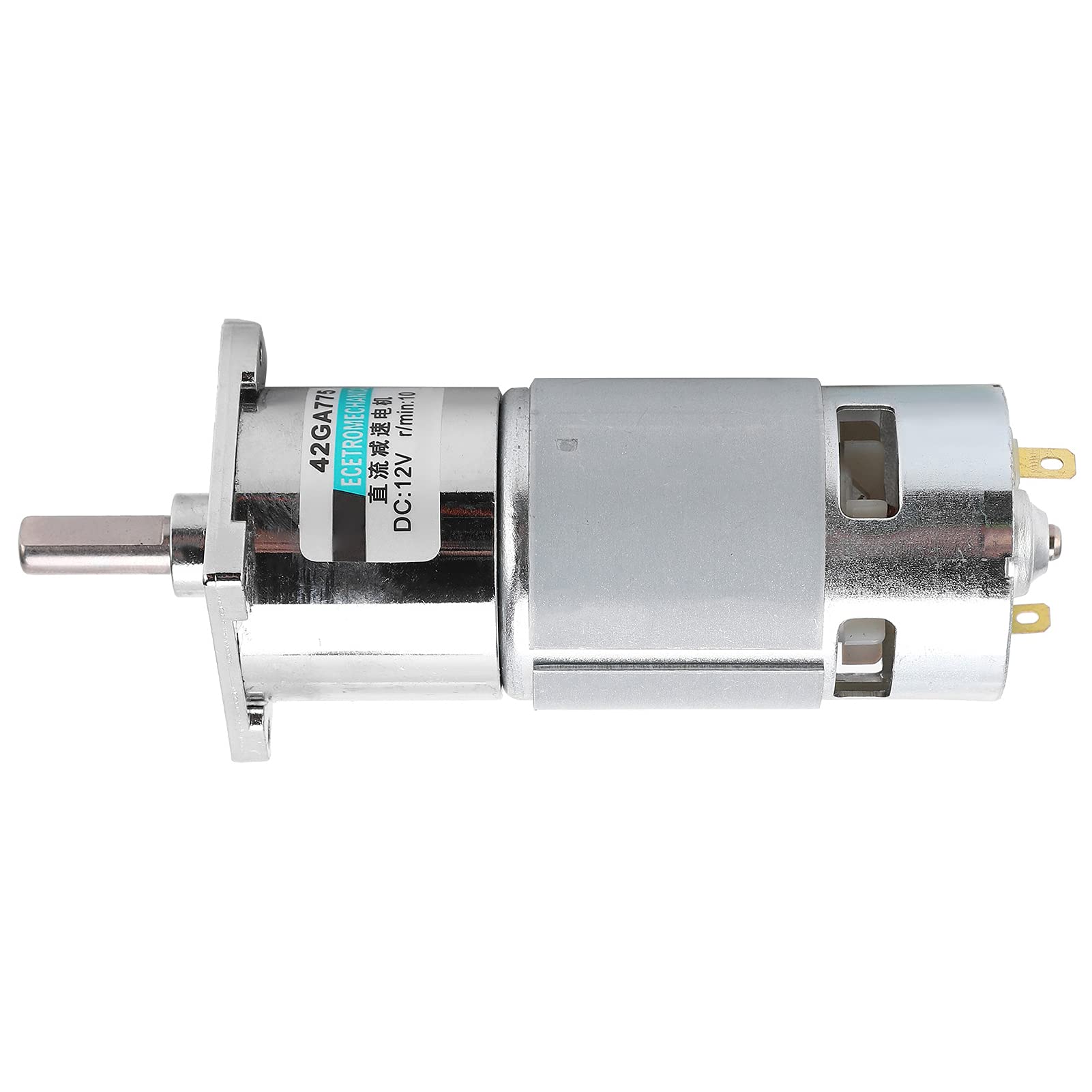 Garosa 12V DC Silnik Przekładniowy 50 RPM Niska prędkość CW CCW (10