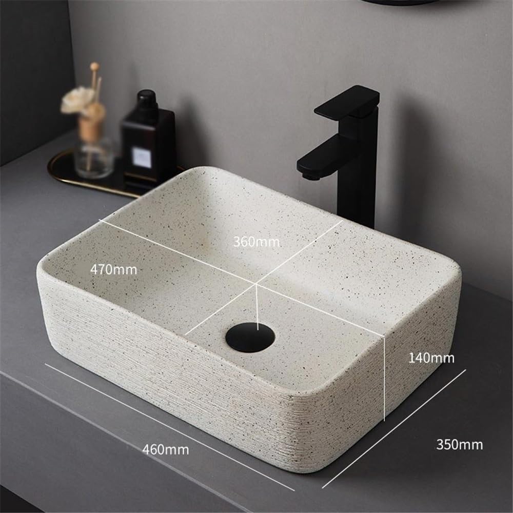 Lavabo da appoggio Lavabo Bagno da Appoggio Quadrato