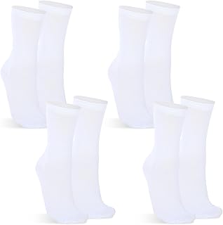 4 Pairs Liner Socks Lightweight Hiking Liners Calf Sweat Absorption Warm Socks for Women Men Adult