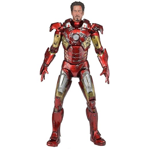 Marvel The Avengers Movie Battle Damaged Iron Man MK VII 1:4 Scale Action Figure