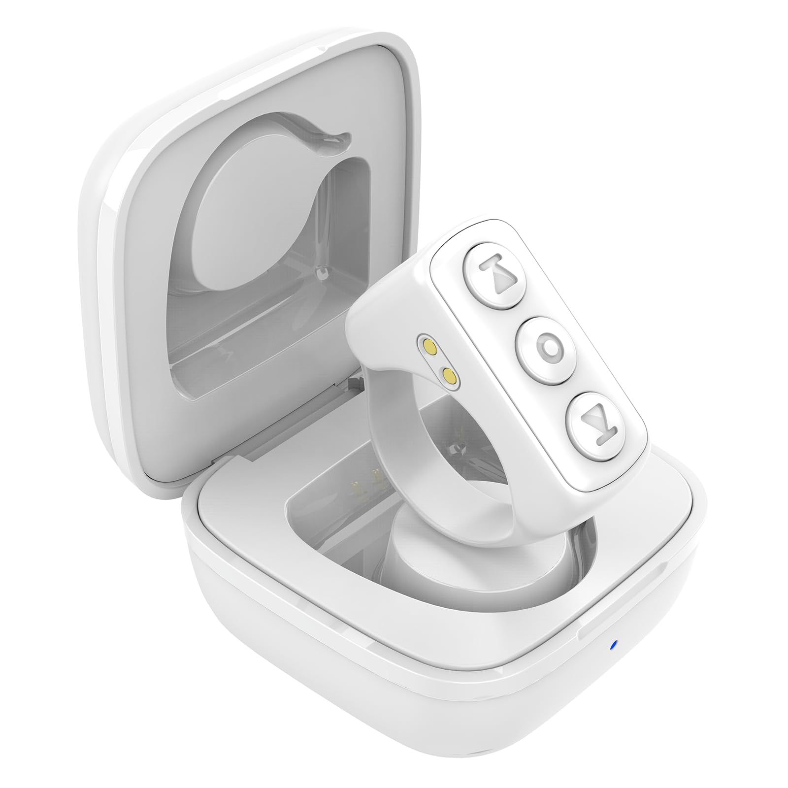 ZOZVO TikTok Remote Control for TikTok, Bluetooth Page Turner for iPad/Kindle App/iPhone/Android, TikTok Scrolling Ring (White)