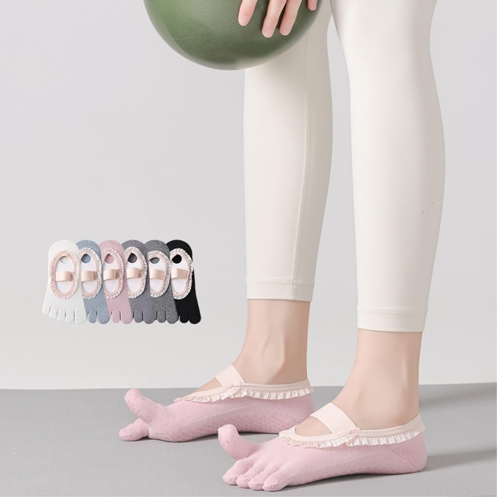Skarpetki z domieszką bawełny Pilates Grip