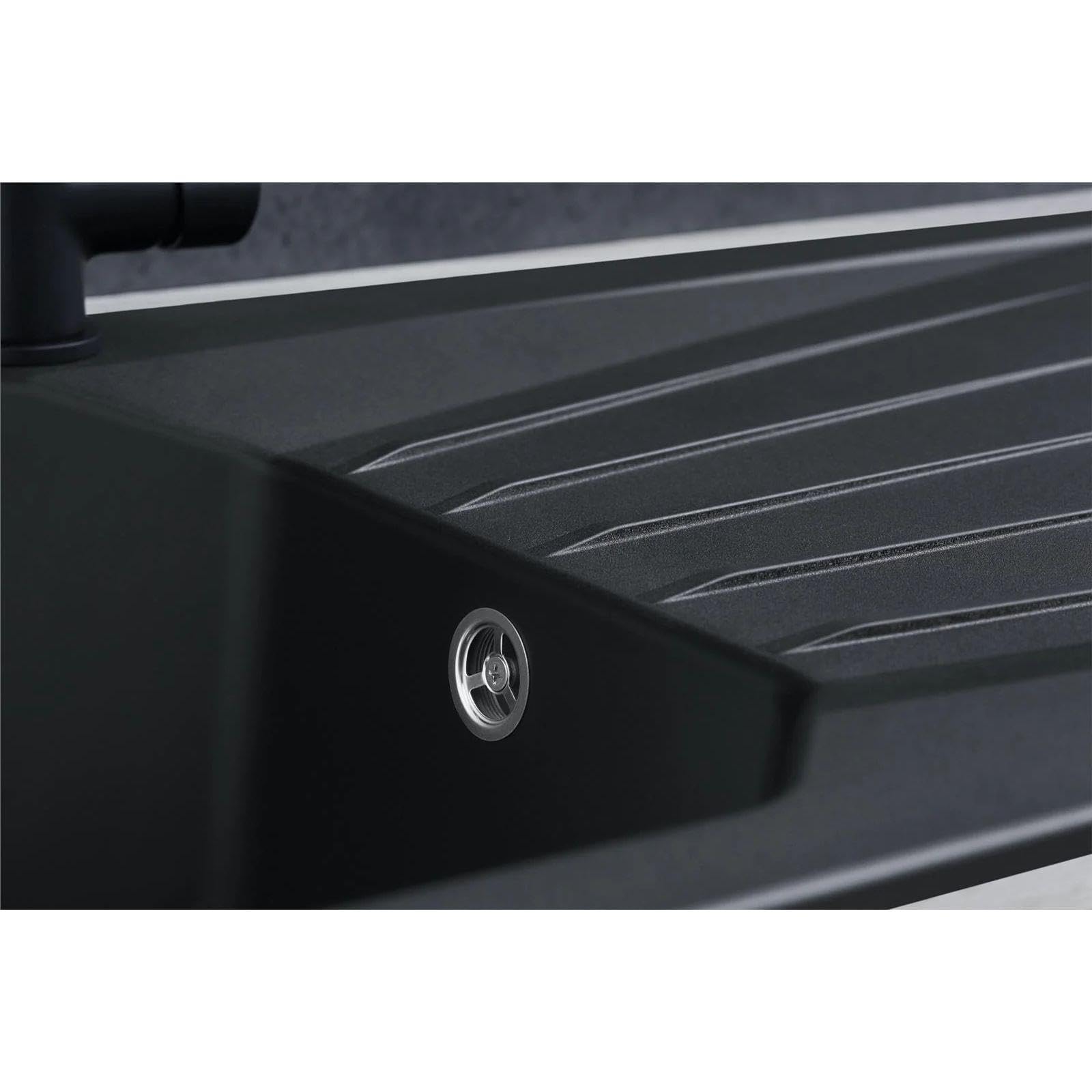 LD780BL Fregadero Negro 1 Seno con Escurridor Composite BIO