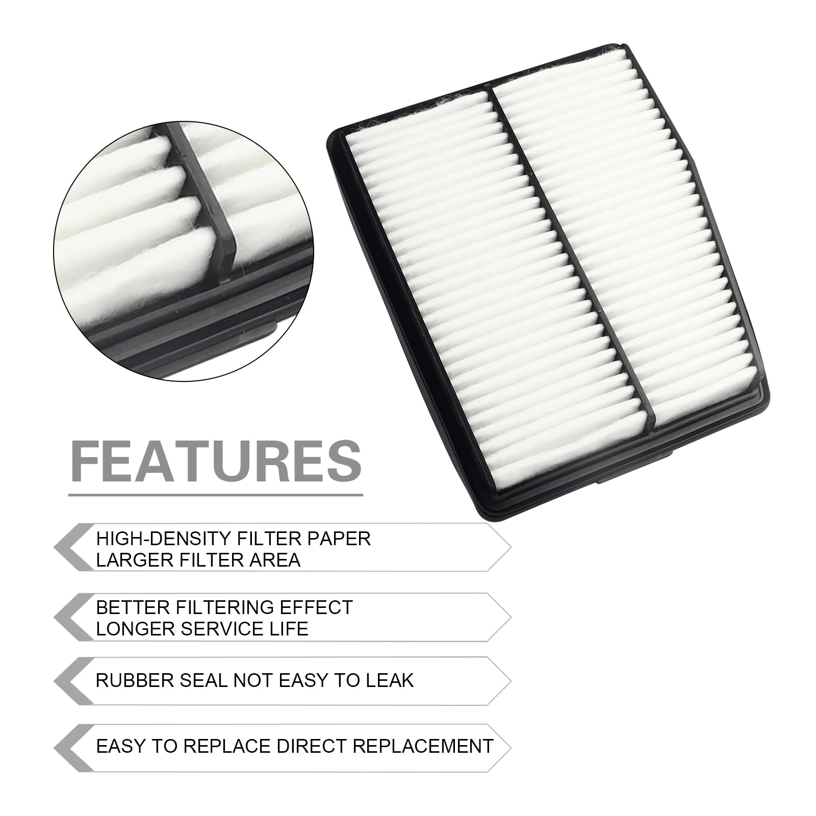 Snapklik.com : 28113-L5100 Air Filter Replacement For Kia Sorento ...