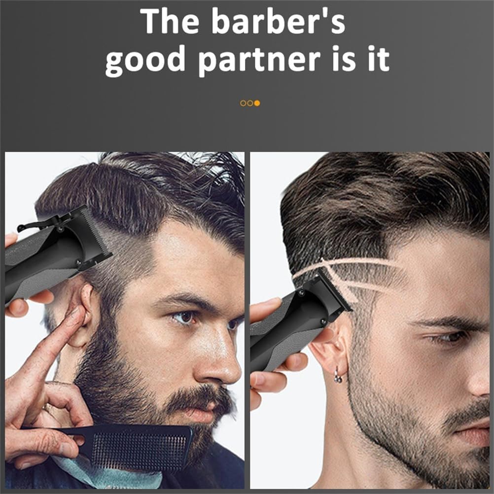 Professional Hair Clippers & Beard Trimmer Kit for Men, Hair Cutting Kit & Zero Gap T-Blade Trimmer Combo- Cordless Barber Clipper with 4 Limiting Combs, for Mens Gifts