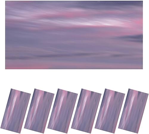 Paquete de 6 cubiertas de luz fluorescente para luz de techo, filtros de luz del océano Atlántico para aula, oficina, hogar, cubierta de luz