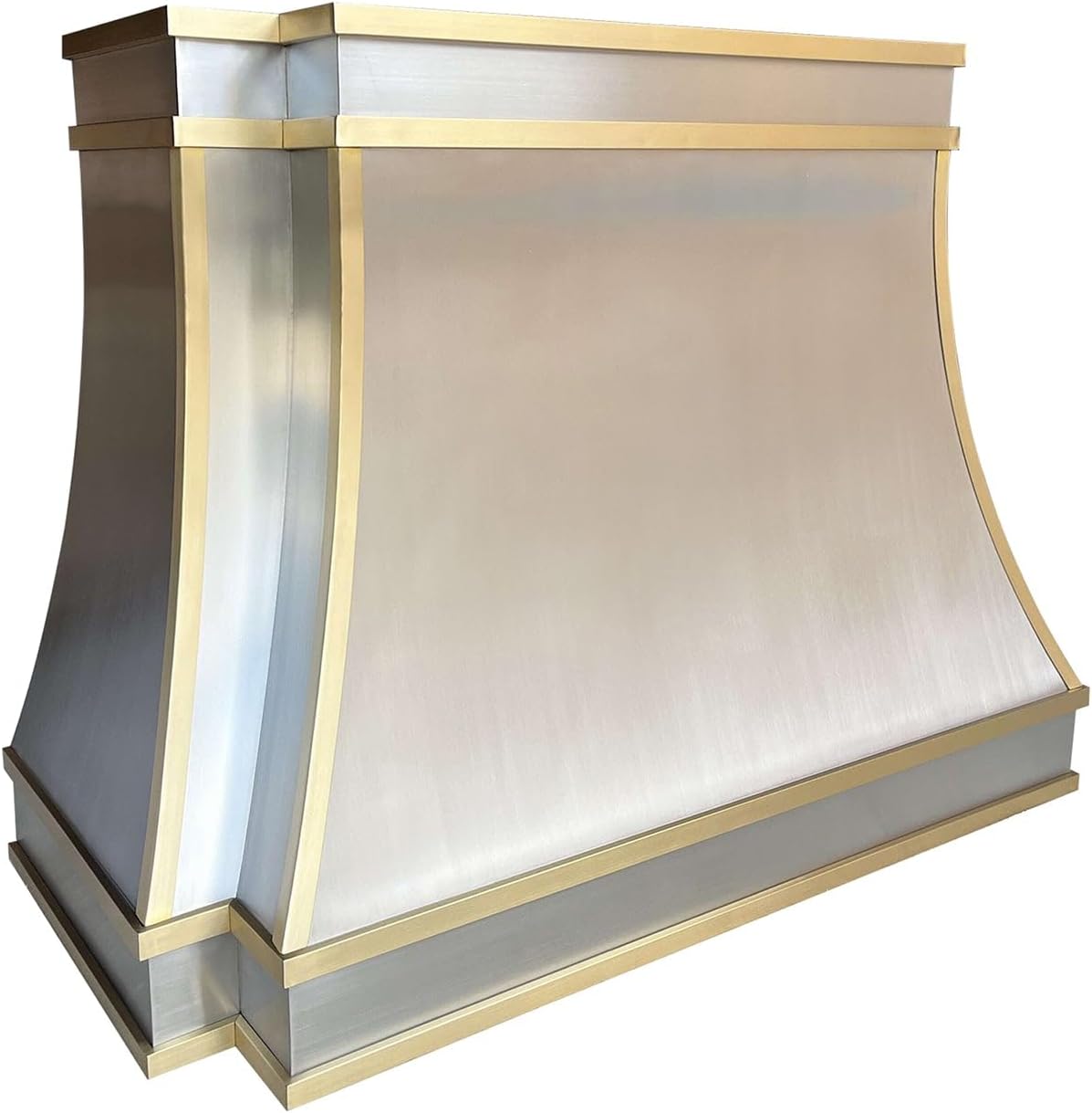 SINDA 16 Gauge Metal Range Hood Handcrafted by Artisans, Includes SUS304 Commercial Grade Vent, Lighting, Fan Motor and Baffle Filter, SRH33-4TRW3648R, 36"Wx48"H, Wall Mount