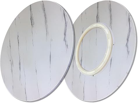Round Wooden Lazy Susan Turntable For Dining Table, 20 24 28 32 36 39 In Tabletop Rotating Serving Plate, Smooth Rotation Easy To Share Food Rotating Plate