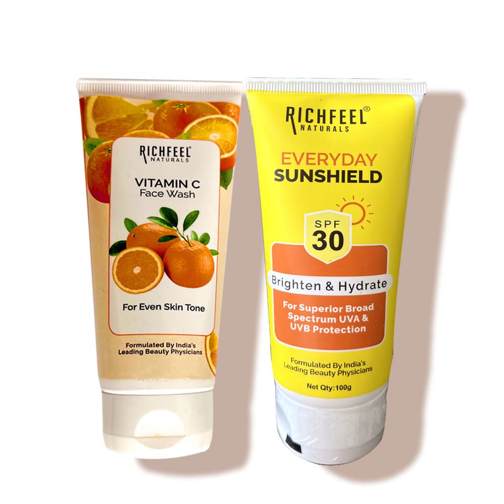 Richfeel Sunshield SPF 30 with Free Face Wash
