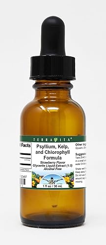 Intestinal Detox Fórmula glycerite Extracto de líquido (1 5)Sabor Fresa (1oz, Zin 523497), 1